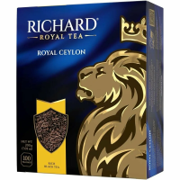 Чай RICHARD "Royal Ceylon", черный, 100 пак. цейлонский