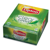 Чай LIPTON "Clear Green", зеленый, 100 пакетиков с ярлычками по 1,3г, 65415224