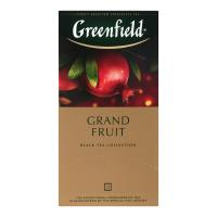 Чай GREENFIELD "Grand Fruit", черный, гранат-розмарин, 25 пак. в конв. по 1,5г