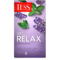 Чай TESS "Get Relax" зеленый c мелиссой, яблоком, шиповником 20 пакетиков
