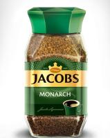 Кофе растворимый JACOBS MONARCH, сублимированный, 95 г, стекло