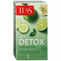 Чай TESS "Get Detox" зеленый с пряностями и цитрусом, 20пак