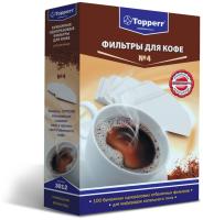 Фильтр для кофеварки бумажный Topperr №4