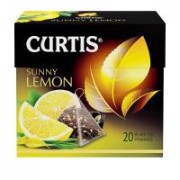 Чай CURTIS "SUNNY LEMON", черный, 20 пак.(цедра лимона, лепестки каледулы)