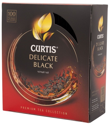 Чай CURTIS "Delicate Black" черный, 100 пакетов