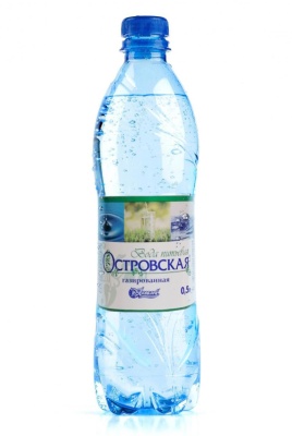 Питьевая вода "Островская" 0,5 газ (12 шт./упак.)