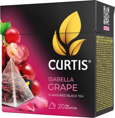 Чай CURTIS "ISABELLA GRAPE", черный, 20 пак.(с ароматом винограда)