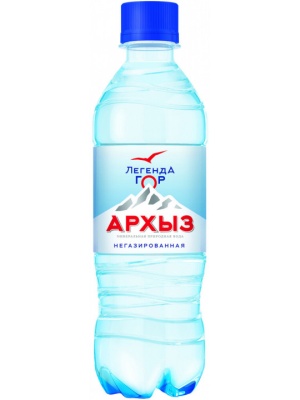 Мин вода "Легенда Гор Архыз" 0,5 н/газ (12 шт./упак.)