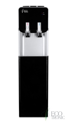 Кулер для воды  Ecotronic M40 - LF black-silver, напольный, компрессорный с холодильником